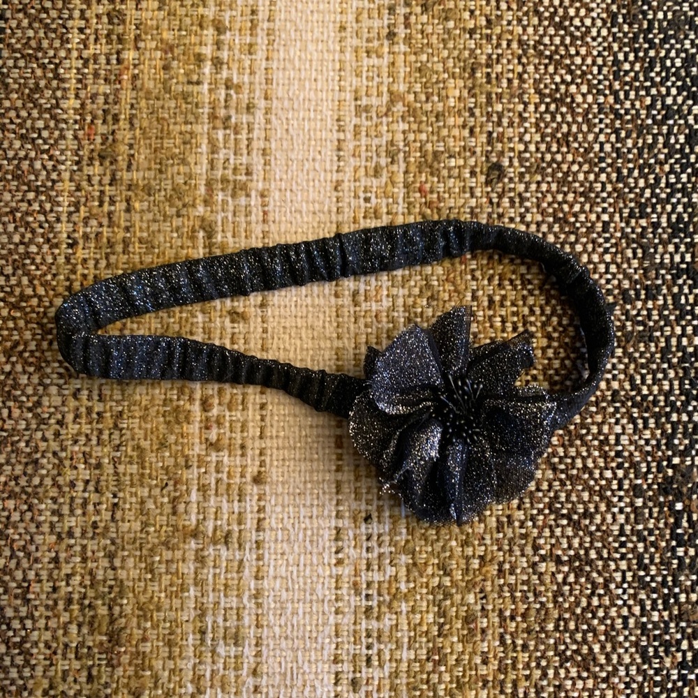 Glitter Flower Headband